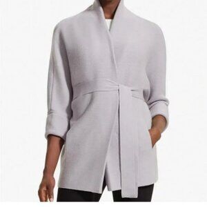 MM Lafleur Morandi Merino Wool Cardigan Sweater in Harbor Grey XS/S
